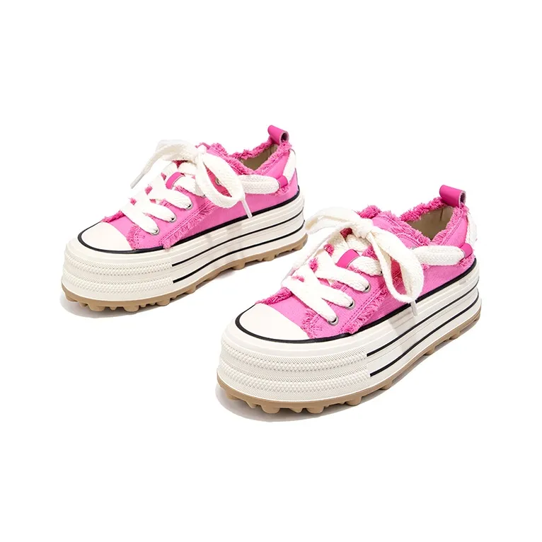 FALLINMISS Stud Shoe Collection Lightweight Height Increasing Low-Top Canvas Shoes Women's-13