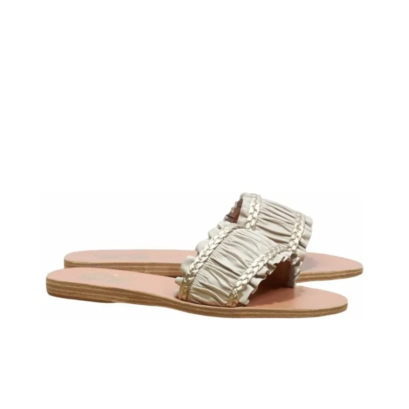 ANCIENT GREEK SANDALS Other Slide Slippers Women's Beige-1