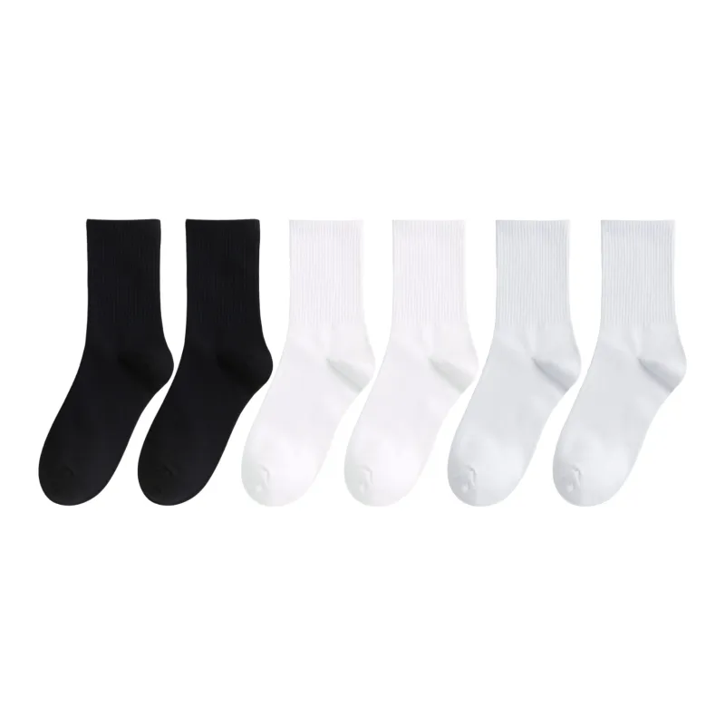 XXLLG Mid Calf Socks Unisex 6 Pack-5