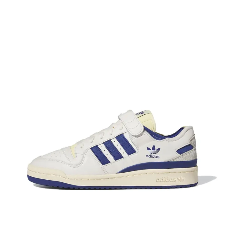 Adidas Forum 84 Low White Victory Blue Easy Yellow-0