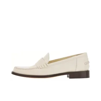 FERRAGAMO Debossed logo Leather Loafers