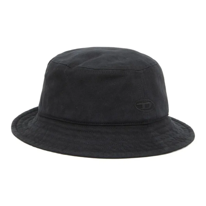 DIESEL Cotton Bucket Hats Men's Black-0