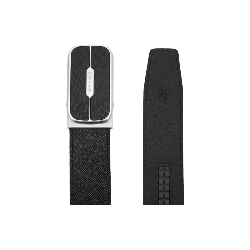 PIERRE CARDIN Stainless Steel Automatic Buckle Belt Leather Belts Men's 3.4cm-6