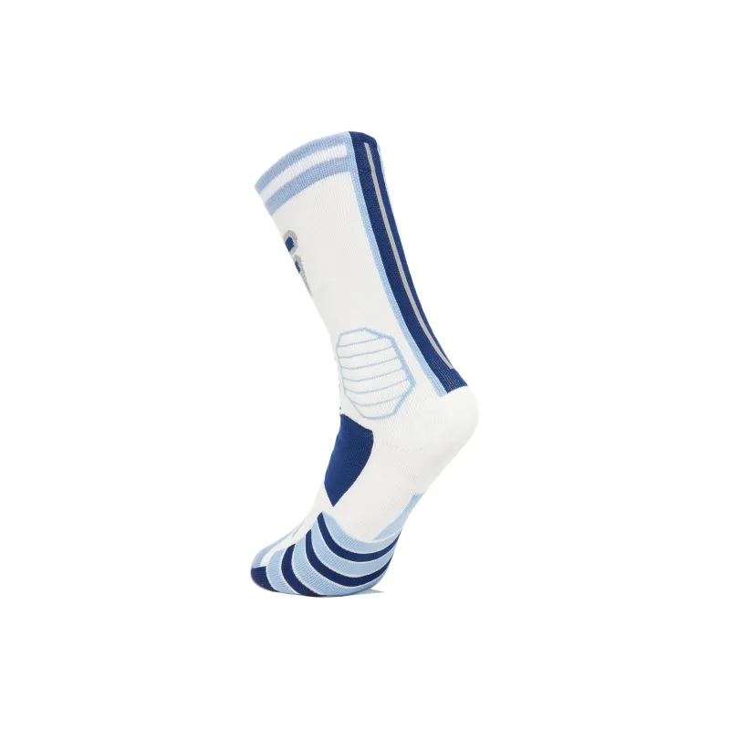 LiNing Badfive Mid Calf Socks Unisex 1 Pack Shadow Purple Blue-1