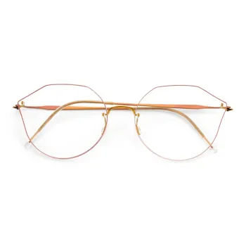 LINDBERG Titanium Irregular Shape Eyeglass Frames Unisex