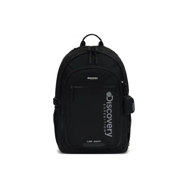 Discovery Expedition Nylon Backpack Unisex Pitch Black-0
