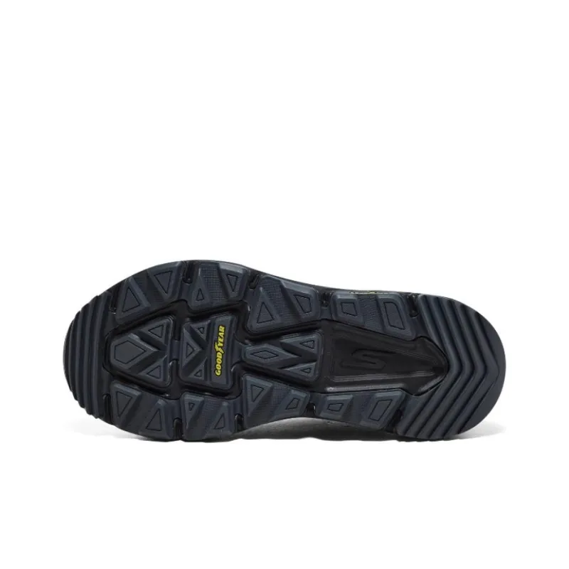 Skechers Cushioned Wear Resistant Lightweight Low Top Running Shoes Men's Black-5