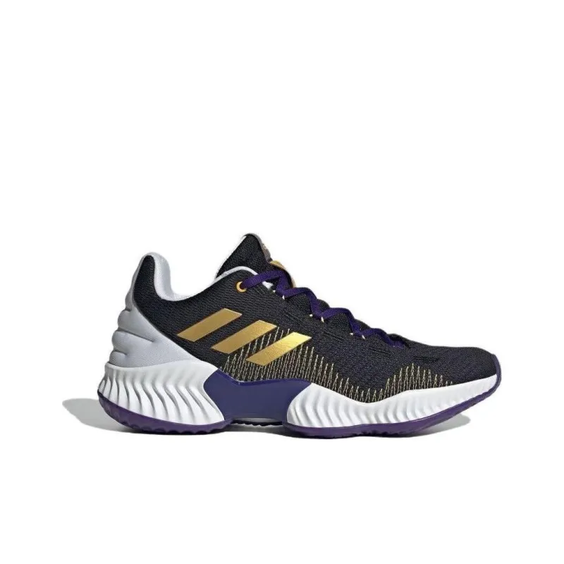 adidas Pro Bounce 2018 Black White Gold-1