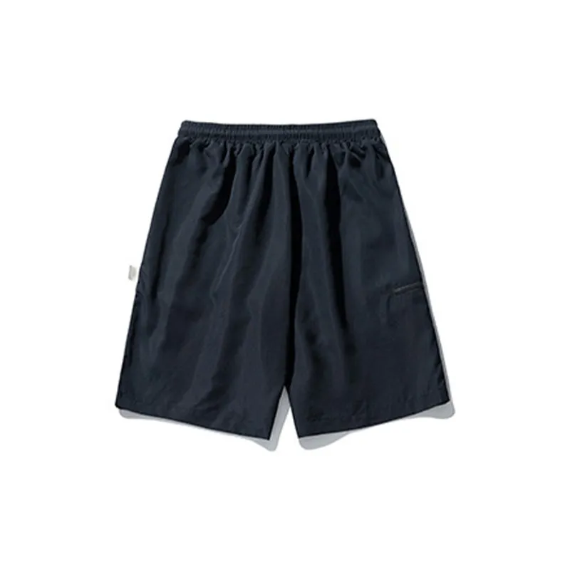 BAIJUAN Cargo Shorts Unisex Navy Blue-1