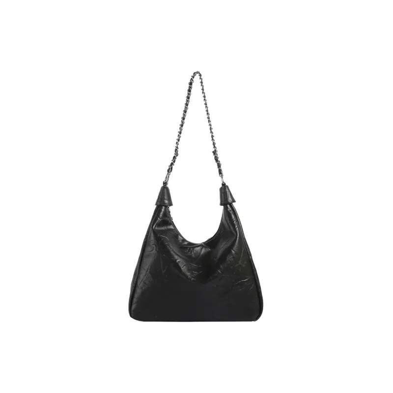 UNITE STAR PU Tote Bag Shopping Bag Shoulder Bags Regular Women's Black/Ecru-0