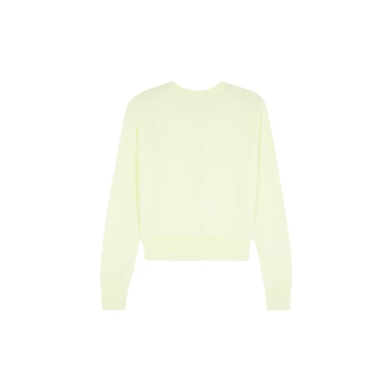 Maison Kitsune BABY FOX Series Knitwear Women's Bright Yellow-1