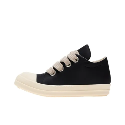 Rick Owens DRKSHDW Skateboard Shoes Women's Low-Top Black/White