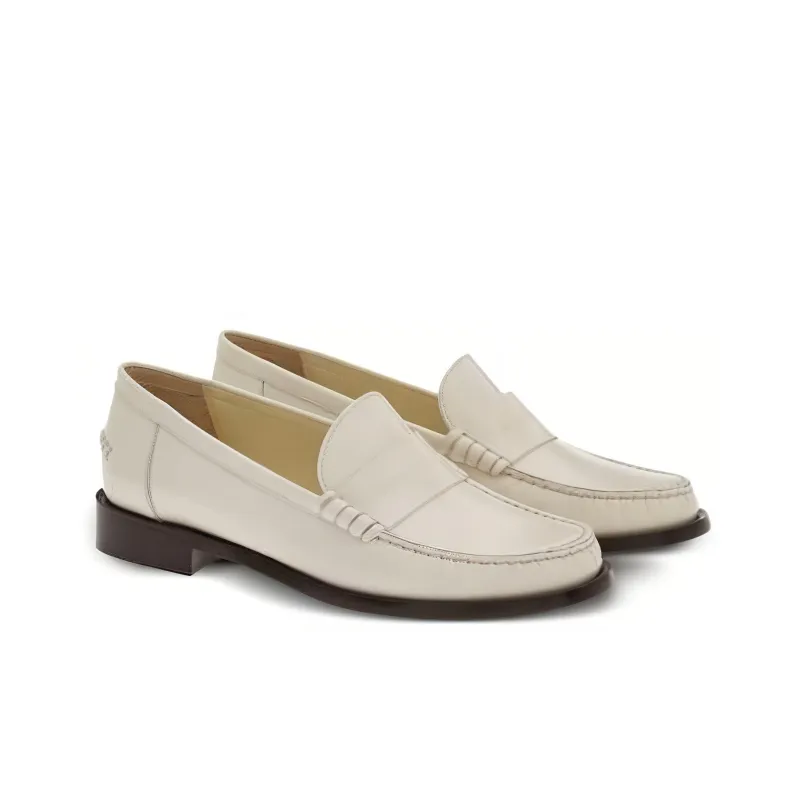 FERRAGAMO Debossed-logo Leather Loafers-2