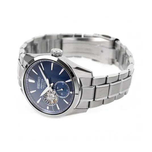 SEIKO Mechanical Movement Stainless Steel Strap Watch Men's Watches Blue Dial SARJ003-2