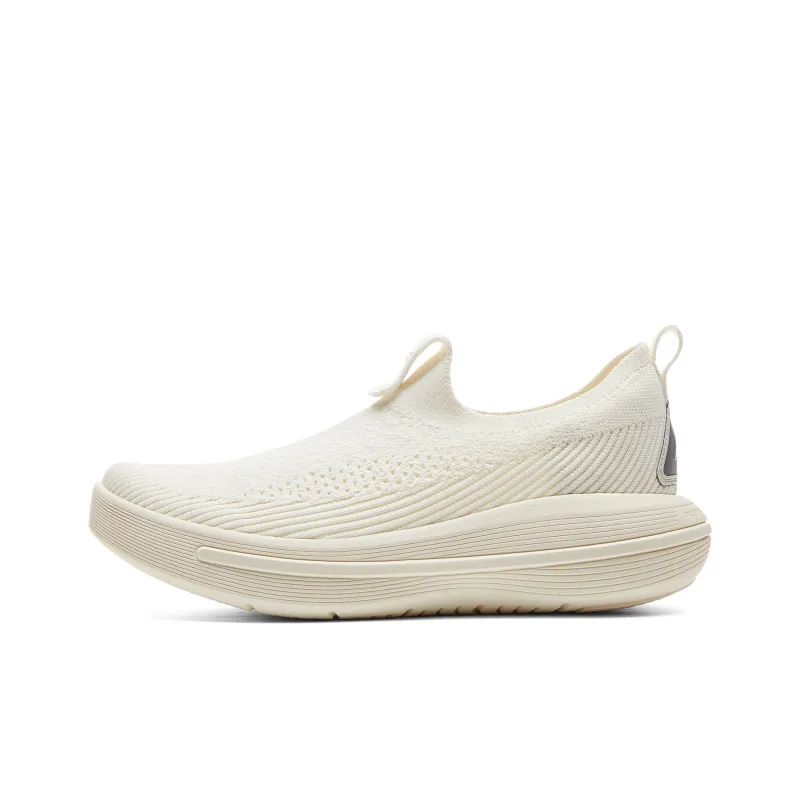 PEAK Taichi Air Flow 3.0 Cushioned Wear Resistant Breathable Slip Resistant Low Top Walking Shoes Women's Canvas White-0