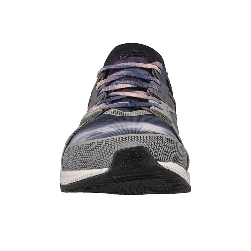 Adidas Gymbreaker Cushioning Wear Resistant Low Top Training Shoes Women's Gray Blue-3