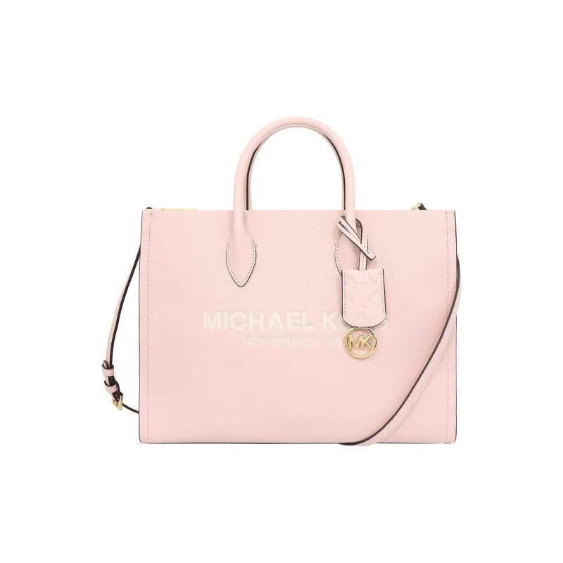 MICHAEL KORS Mirella Leather One Shoulder Handbags Medium Size Women's Light Pink-0