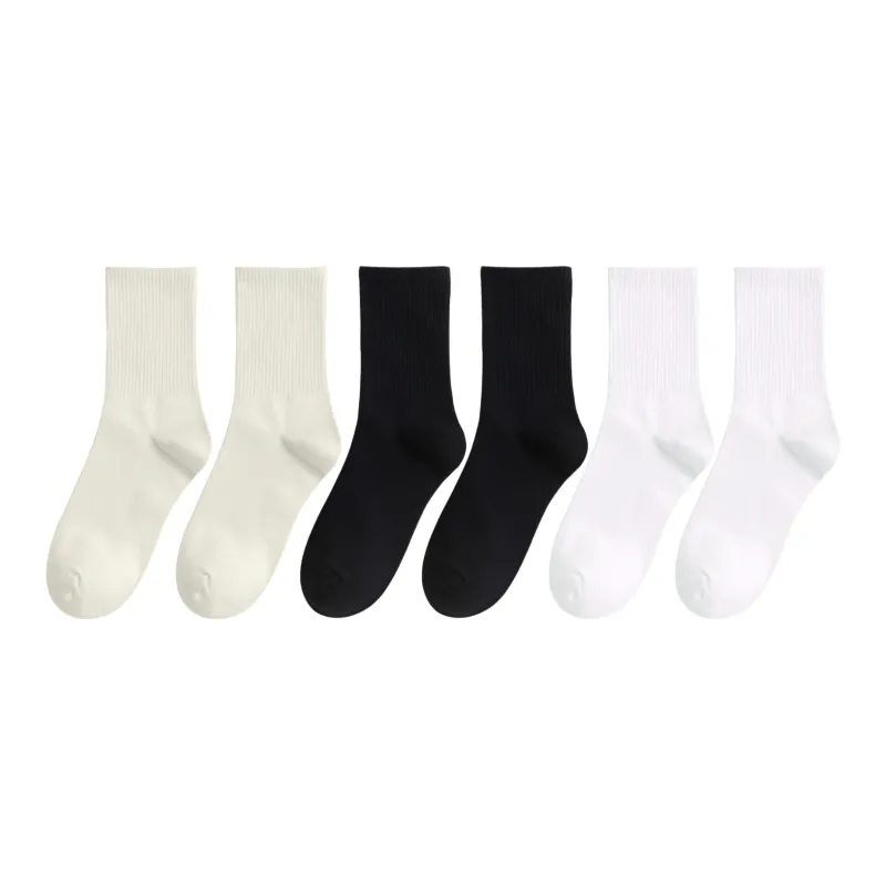 XXLLG Mid Calf Socks Unisex 6 Pack-6