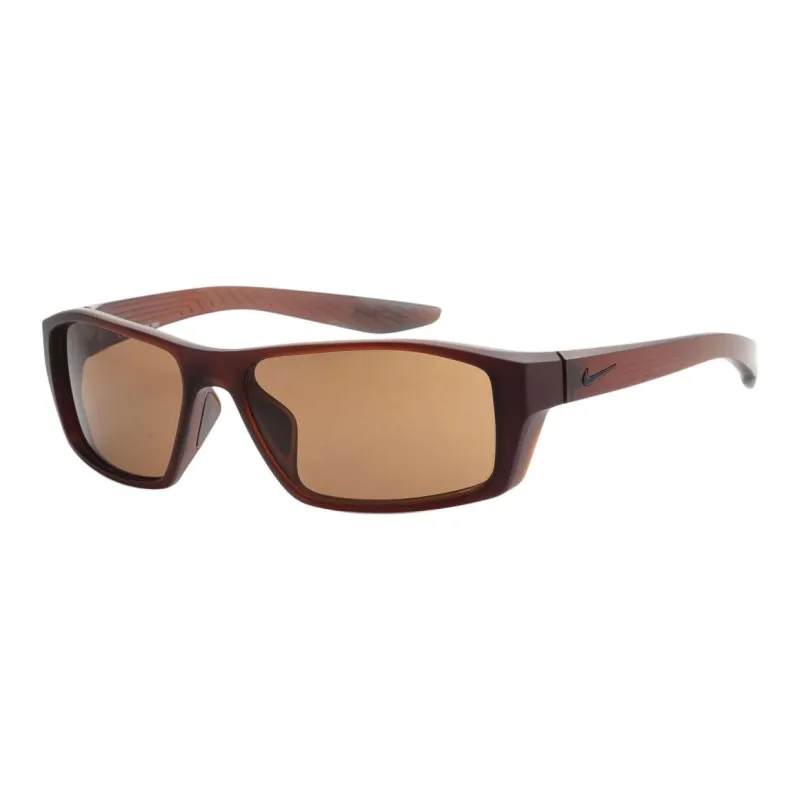 Nike Plastic Square Sunglasses Men's Brown-0