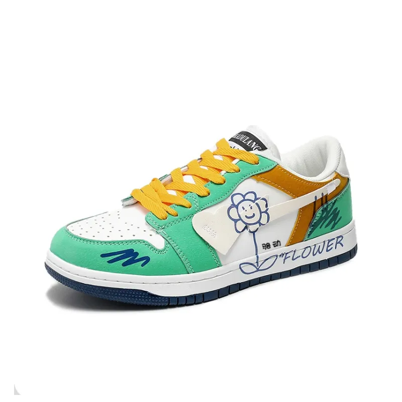 Locke Non-slip Lightweight Low-Top Skateboard Shoes Unisex-7
