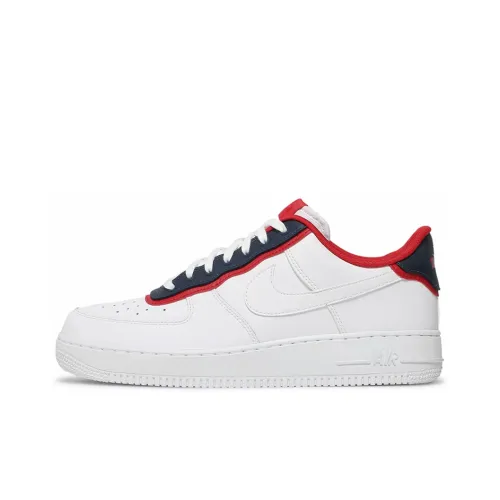 Nike Air Force 1 Low Double Layer White Obsidian Red