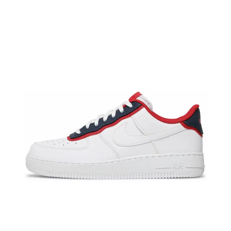 Nike Air Force 1 Low Double Layer White Obsidian Red-0