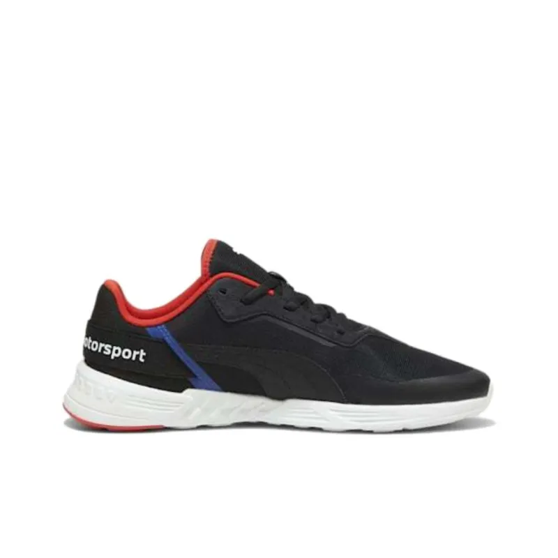 PUMA BMW M Motorsport Tiburion Cushioning, Wear Resistant Low Top Training Shoes Men's Black-1