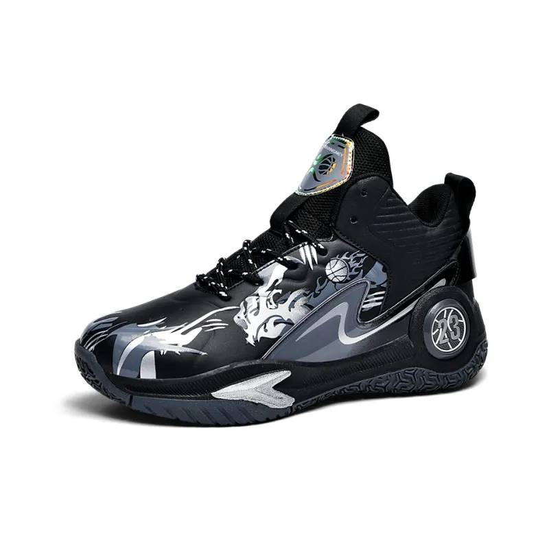 BANGNEY Cushioned Wear Resistant Waterproof And Breathable Mid Top Basketball Shoes Unisex-15