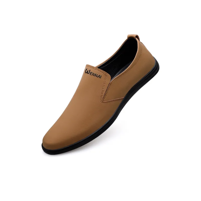 Wen Nai Casual Shoes Men's Brown-2