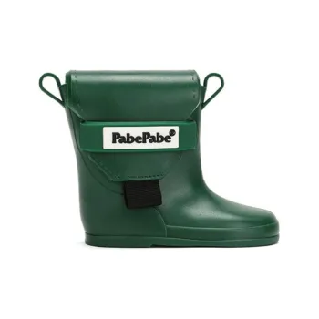 PabePabe Cow Leather Cell Phone Pouch Unisex Green