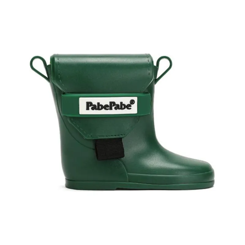 PabePabe Cow Leather Cell Phone Pouch Unisex Green-0