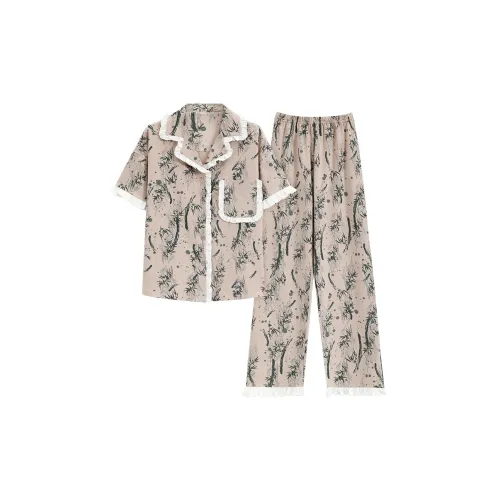 Mulong Family Pajama Set Women's Gray
