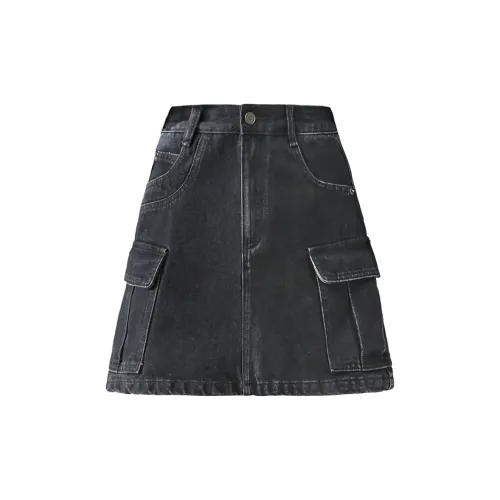 Left Street Right Lane Denim Short Skirts Women's