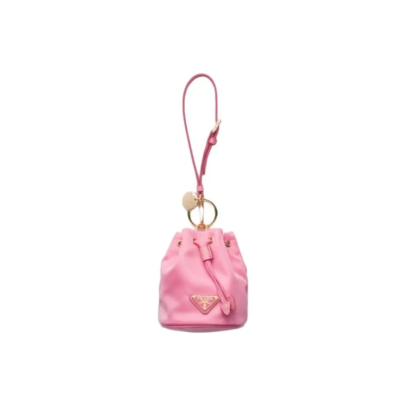 PRADA Re-Edition Fabric Clutch Mini Women's Pink-0