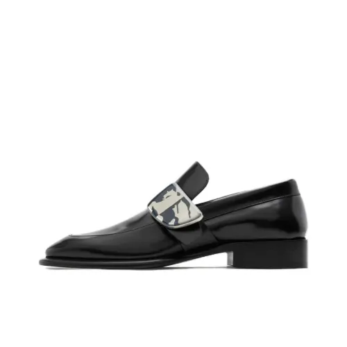 Burberry Shield Leather Loafers