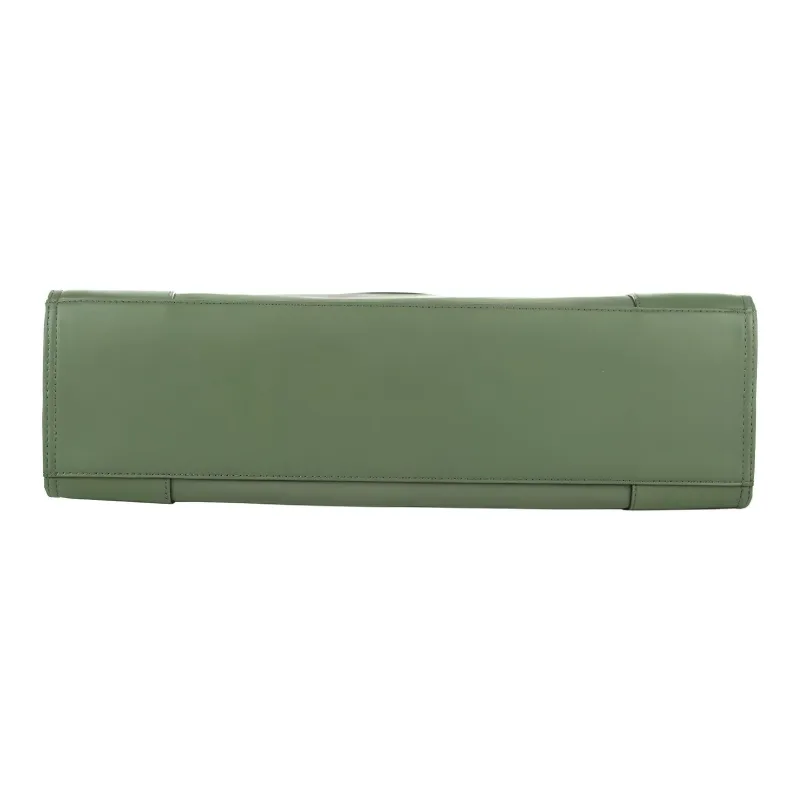 TORY BURCH Ella Nylon Tote Bag, Shopping Bag, Handbag Medium Size Women's Green-3