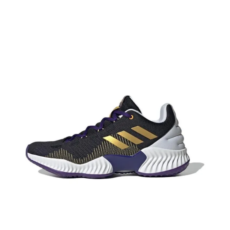 adidas Pro Bounce 2018 Black White Gold-0