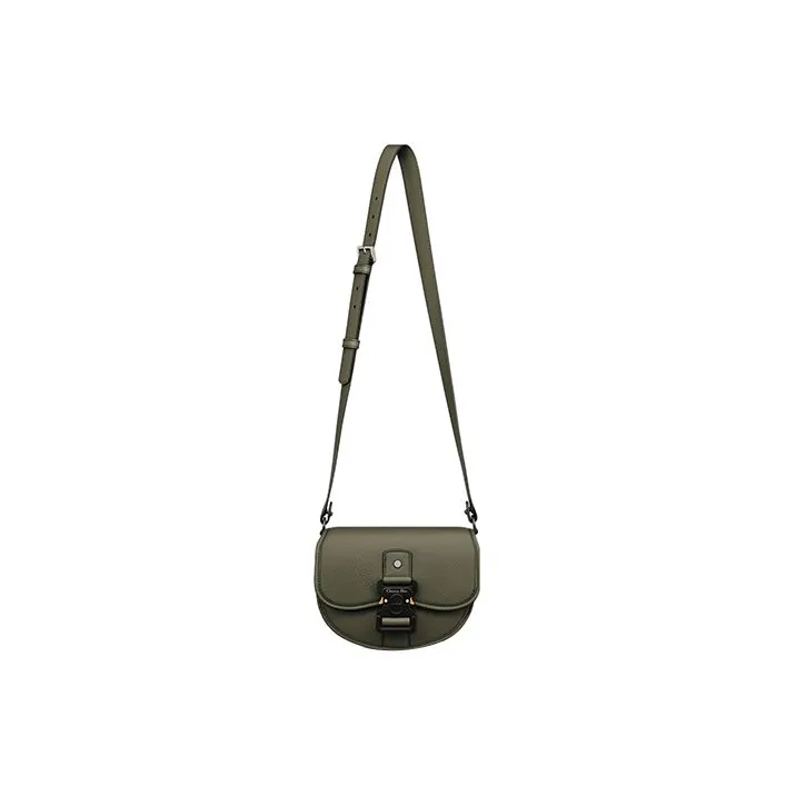 DIOR Grained Calfskin Messenger Bag Shoulder Bag Crossbody Bag Mini Men's Olive Green-1