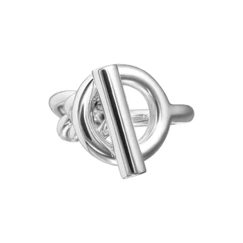 HERMES 925 Sterling Silver Rings Unisex