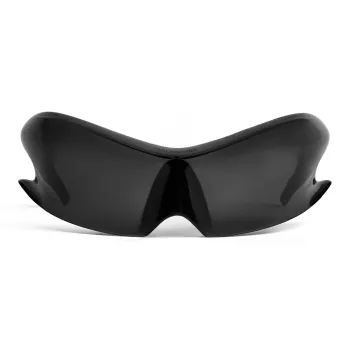 Balenciaga Irregular Shape Sunglasses Women's Black