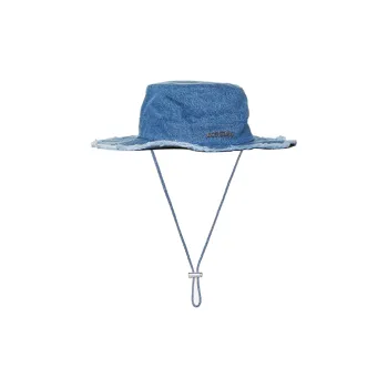 Jacquemus Cotton Bucket Hats Men's Blue