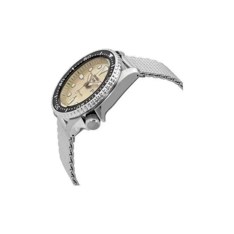 SEIKO Series 5 Automatic Mechanical Movement Stainless Steel Strap Watch Men's Watches Green Dial SRPE75K1-1