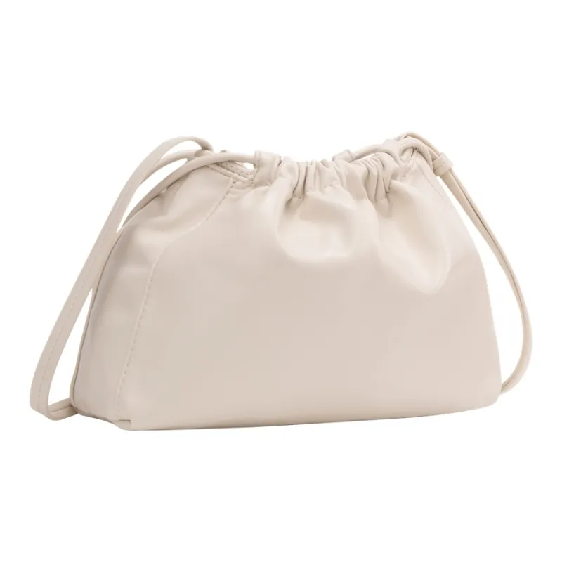 CALVIN KLEIN Synthetic Material One Shoulder Crossbody Puff Bag Women's Cow Ivory-2