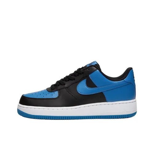 Nike Air Force 1 Casual Shoes Unisex Low-Top Blue Black