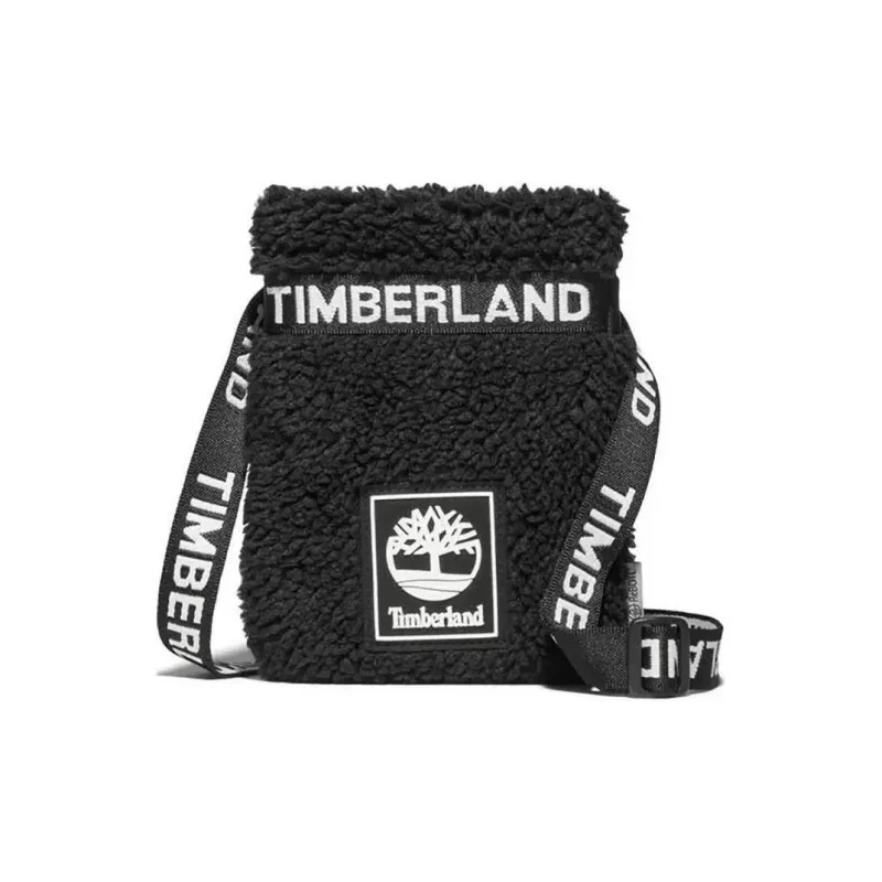 Timberland Polyester Shoulder Bag, Crossbody Bag Regular Unisex Black-1