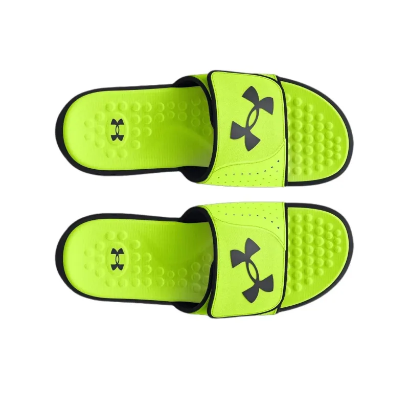 Under Armour Ignite Pro Slides 'High Vis Yellow'-4