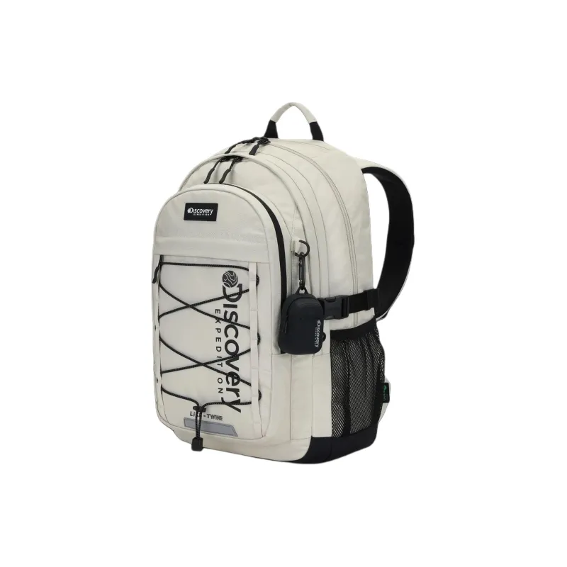 Discovery Expedition Nylon Backpack Unisex Beige-2