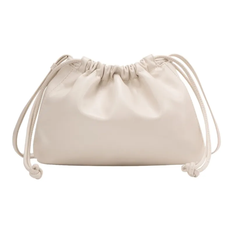 CALVIN KLEIN Synthetic Material One Shoulder Crossbody Puff Bag Women's Cow Ivory-0