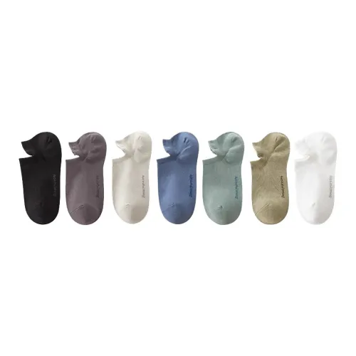 BONAS No Show Socks Men's 7 Pack