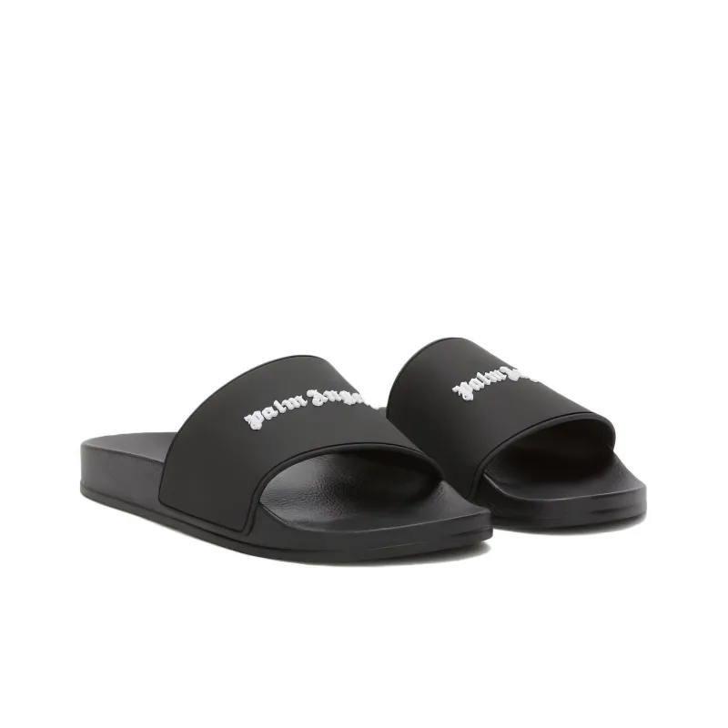 PALM ANGELS Logo Embossed Slides-2